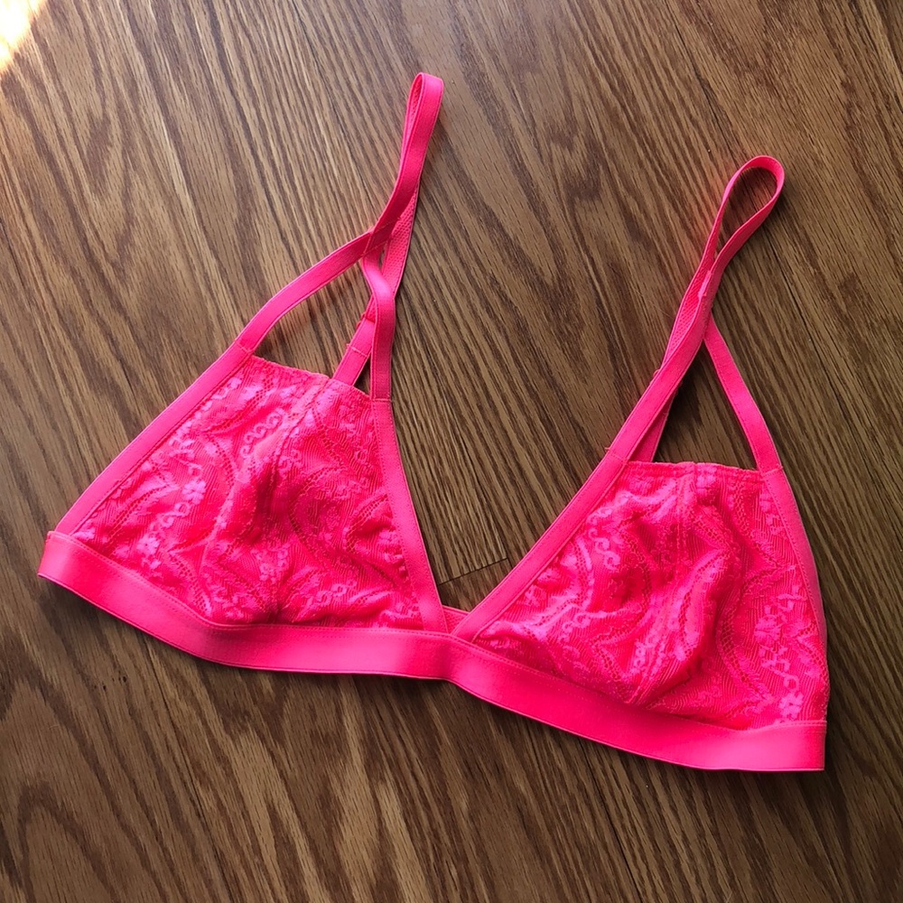 hot pink bralette | express